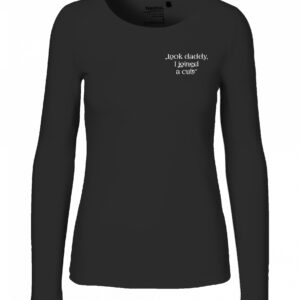 Organic Damen Langarm Shirt "look daddy, I joined a cult" Symphonic Noise Cult